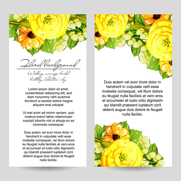 Tarjeta de invitación de boda — Vector de stock