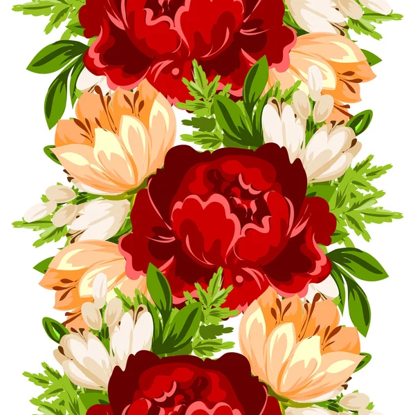 Flower pattern background — Stock Vector