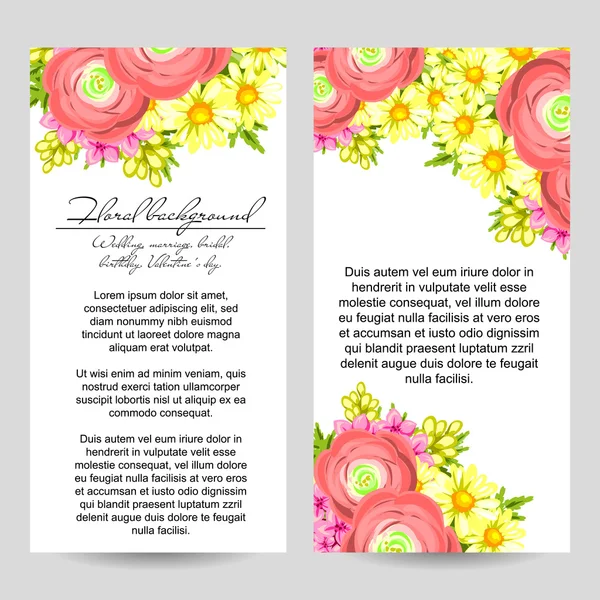 Tarjeta de invitación de boda — Vector de stock