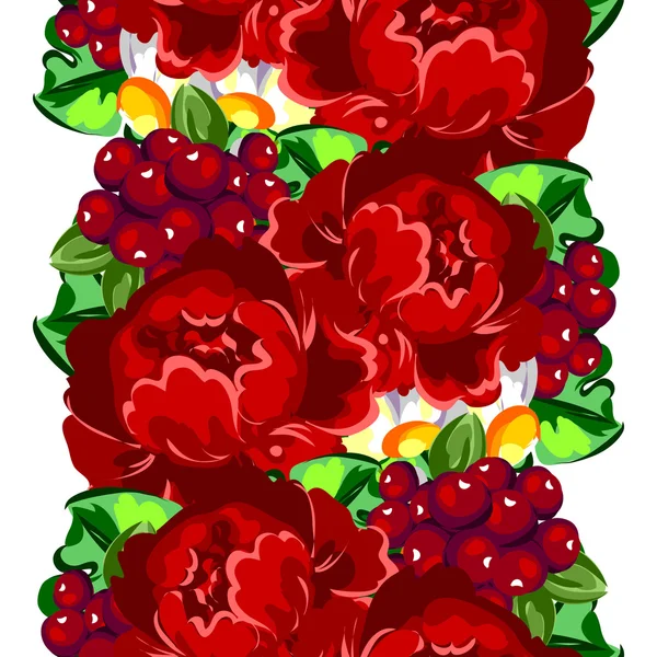 Fond motif fleur — Image vectorielle