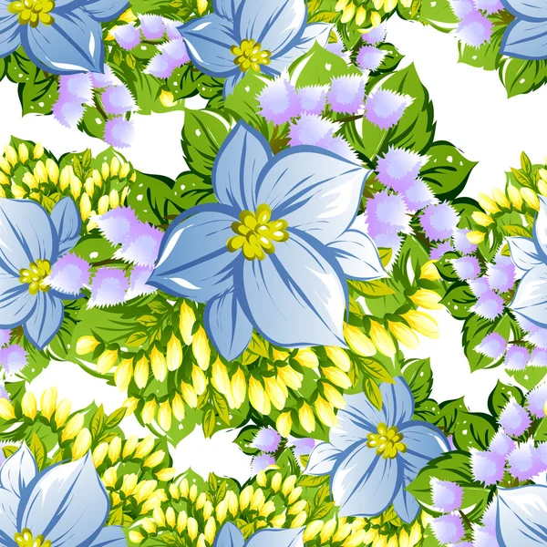 Blume Muster Hintergrund — Stockvektor