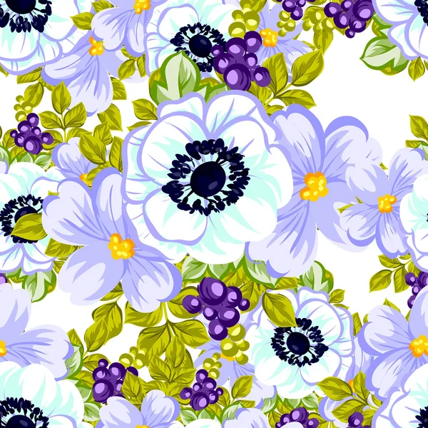 Blume Muster Hintergrund — Stockvektor