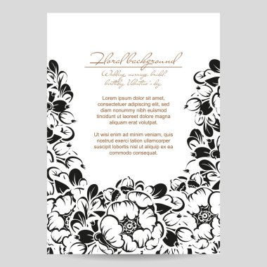 çiçekli narin davet