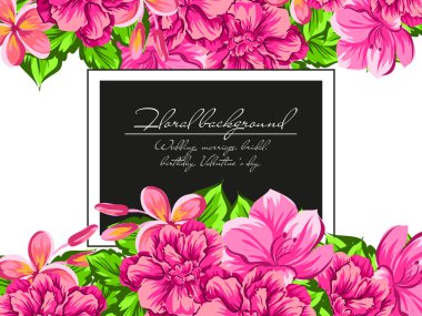 çiçekli narin davet