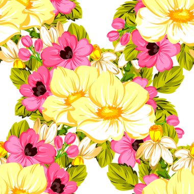 çiçek desen arka plan