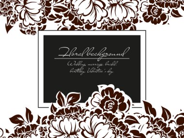  Çiçekli davet şablonu 