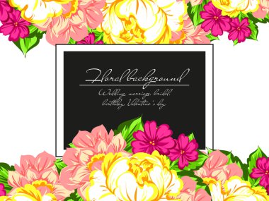 çiçekli narin davet