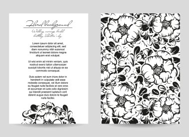 çiçekli narin davet