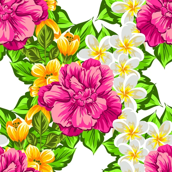 Flower pattern background — Stock Vector