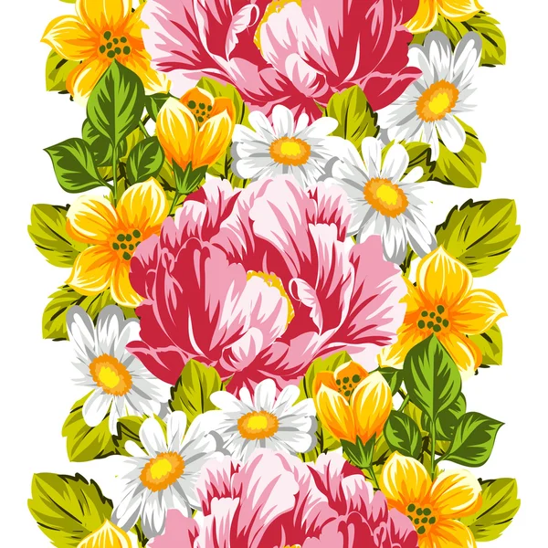 Flower pattern background — Stock Vector