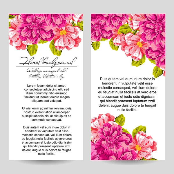 Tarjeta de invitación de boda — Vector de stock