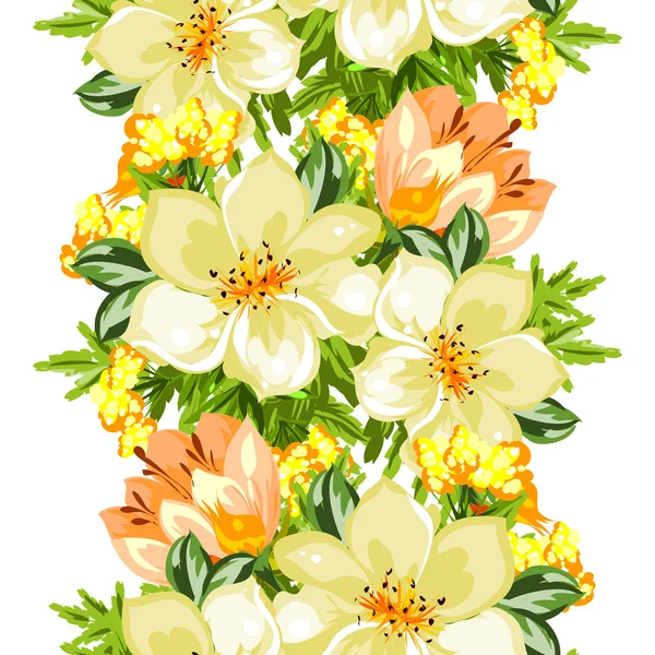 Flower pattern background — Stock Vector