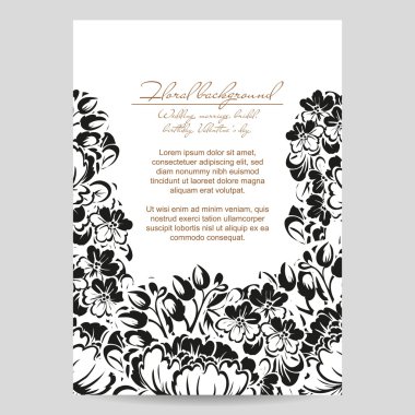 çiçekli narin davet