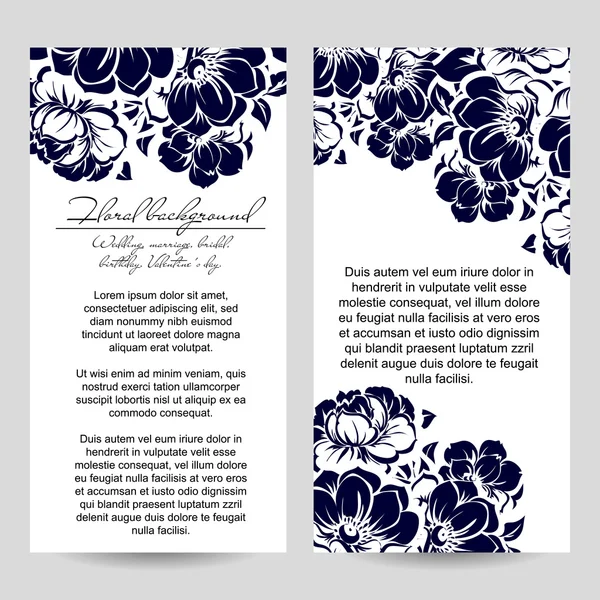 Tarjeta de invitación de la boda de saludo — Vector de stock