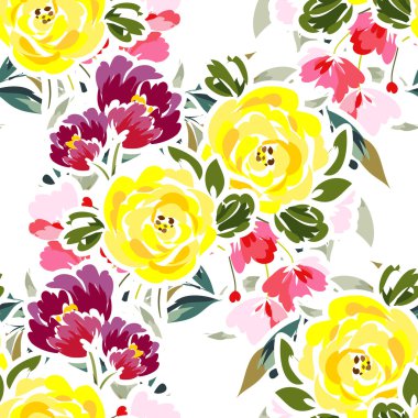 çiçek desen arka plan