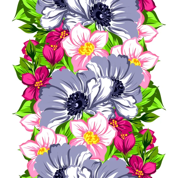 Fond motif fleur — Image vectorielle