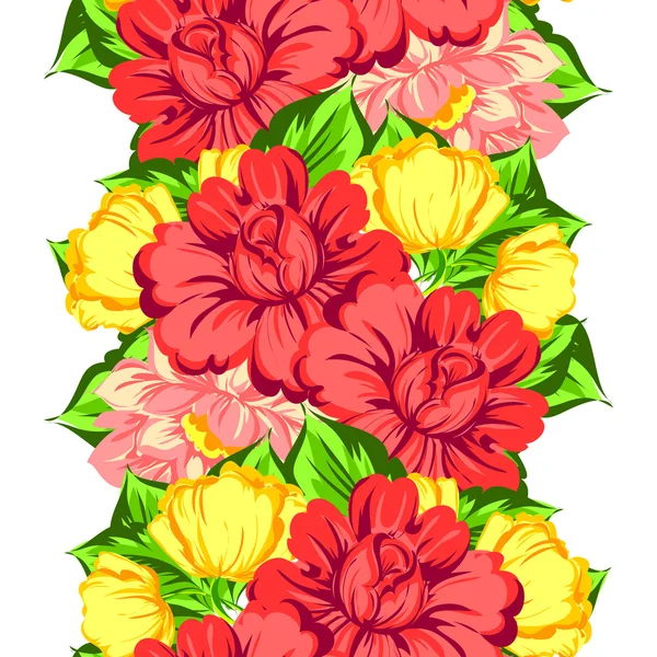 Fond motif fleur — Image vectorielle