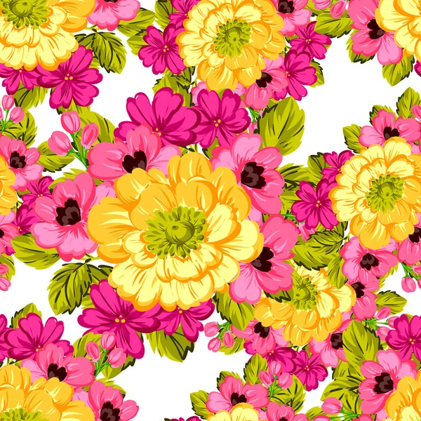 Fond motif fleur — Image vectorielle