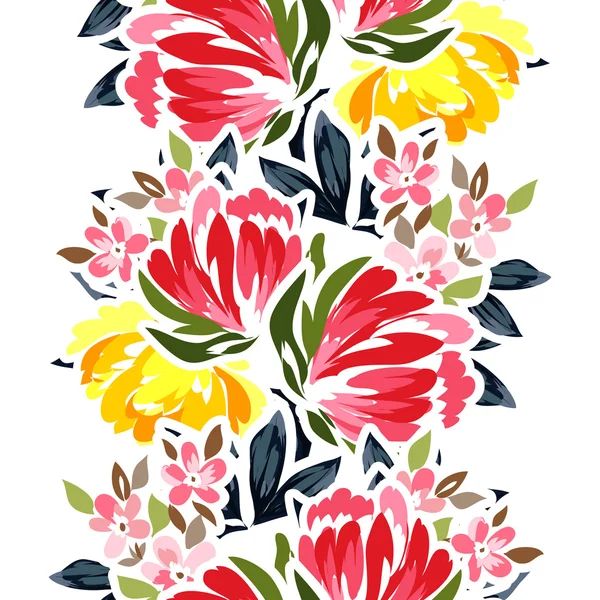 Fond motif fleur — Image vectorielle