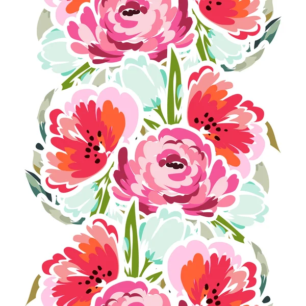 Fond motif fleur — Image vectorielle