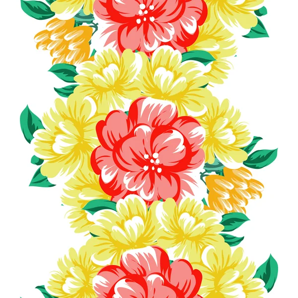 Sans couture beau motif floral — Image vectorielle