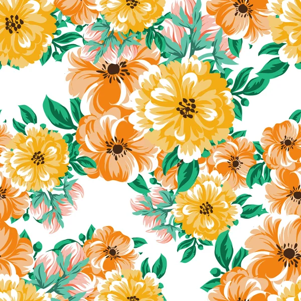 Sorunsuz güzel çiçek desenli