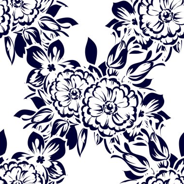 Kusursuz çiçek deseni