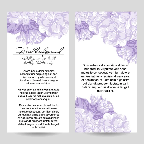 Ornamento floral florescente — Vetor de Stock