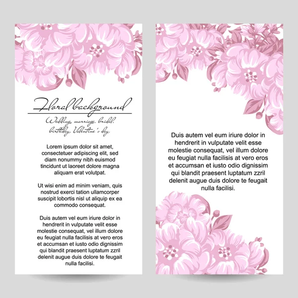 Ornamento floral florescente — Vetor de Stock