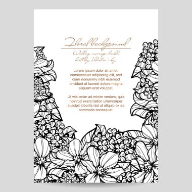 çiçekli narin davet