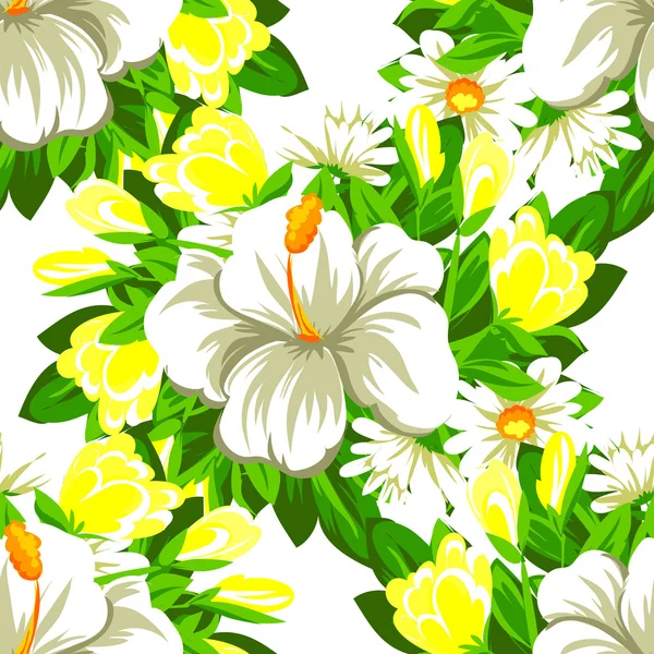 Elegancia hermosas flores — Vector de stock