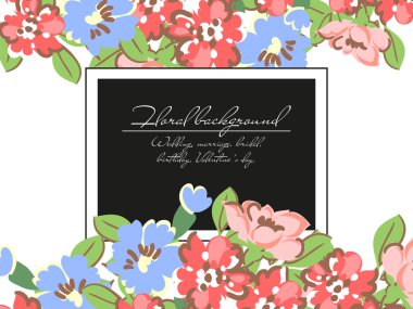 çiçekli narin davet