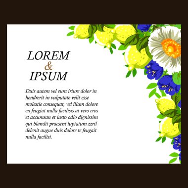 çiçekli narin davet