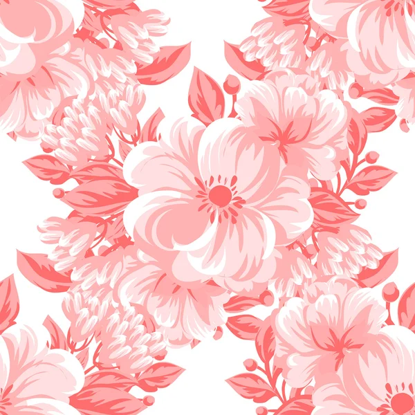 Elegancia hermosas flores — Vector de stock