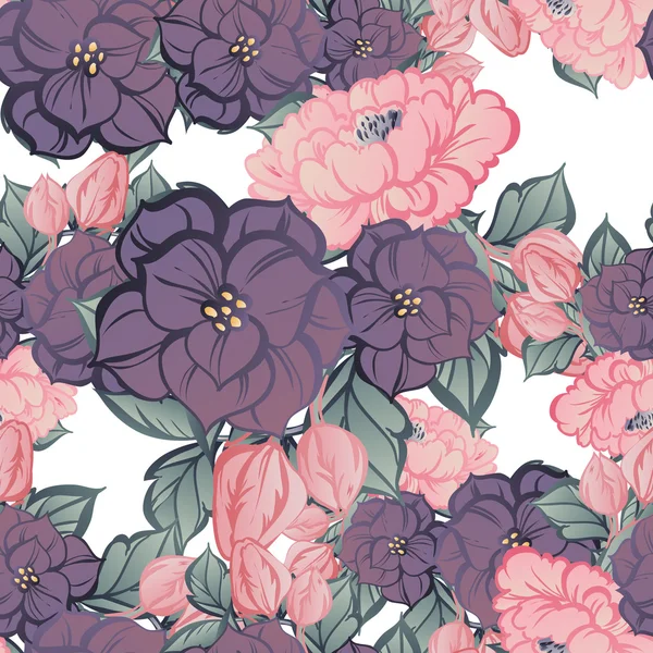 Elegantie mooie bloemen — Stockvector