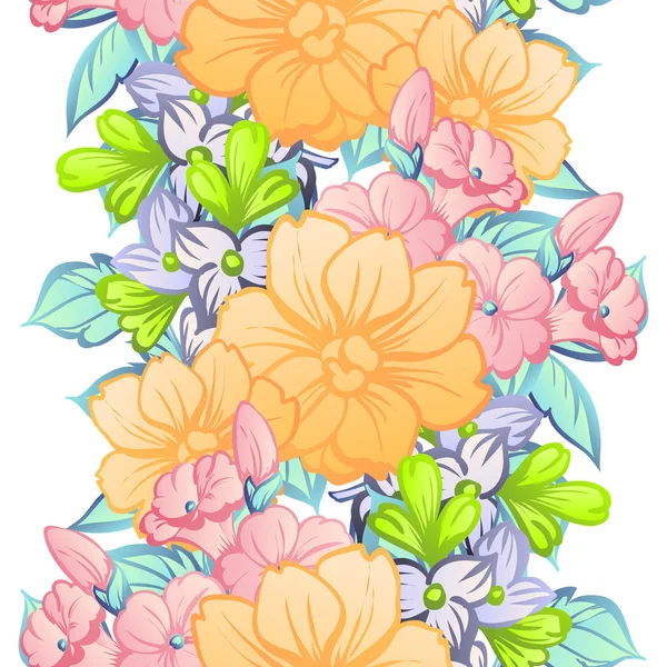 Elegance beautiful flowers — Stock Vector