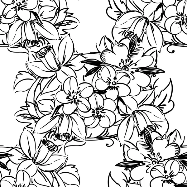Hermoso adorno floral — Archivo Imágenes Vectoriales