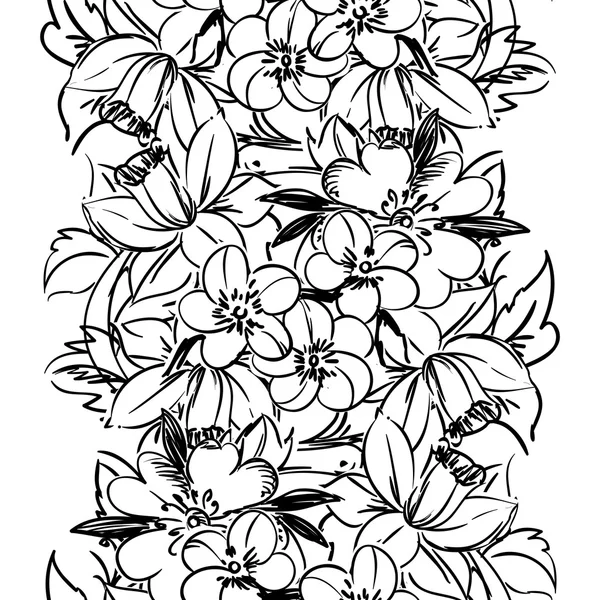 Hermoso adorno floral — Archivo Imágenes Vectoriales