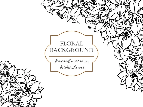 Bel ornement floral — Image vectorielle