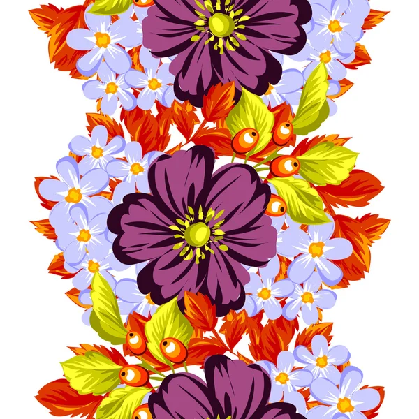 Schöner Blumenschmuck — Stockvektor