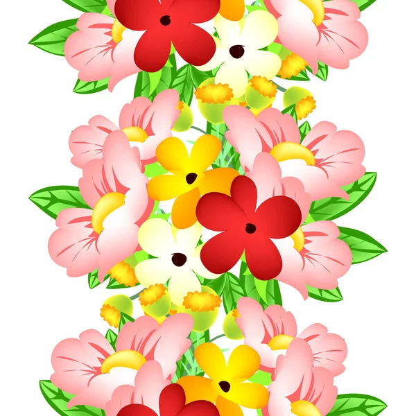 Elegancia hermosas flores — Vector de stock