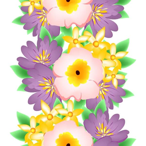 優雅な美しい花 — ストックベクタ