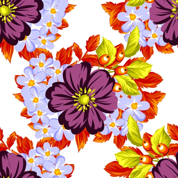 Elegancia hermosas flores — Vector de stock