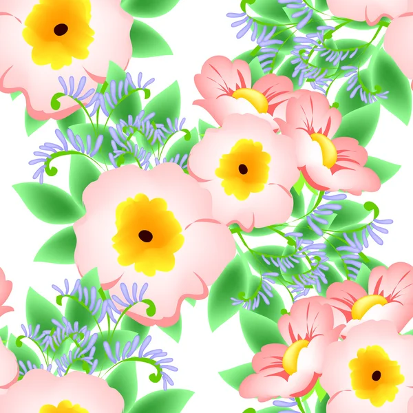Eleganz schöne Blumen — Stockvektor