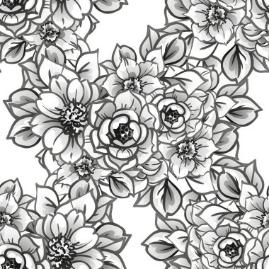 Beyaz arka planda güzel gür gri çiçekler 