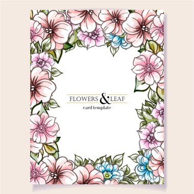 Romantik düğün davetiyesi. Düğün, evlilik, gelin, doğum günü, Sevgililer Günü.