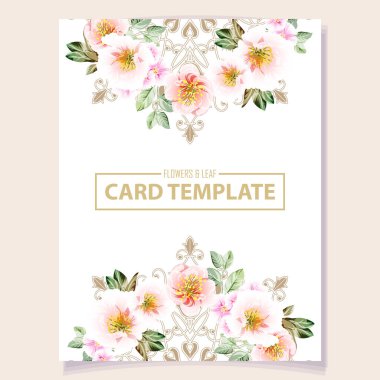 Romantik düğün davetiyesi. Düğün, evlilik, gelin, doğum günü, Sevgililer Günü.