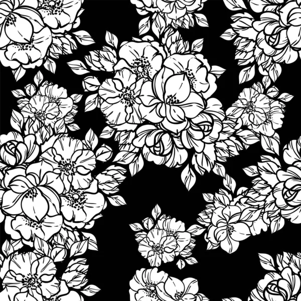 นหล งดอกไม สวยงาม ภาพเวกเตอร รอยต — ภาพเวกเตอร์สต็อก