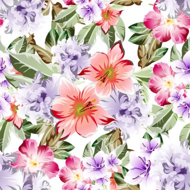 Çiçeklerle soyut zarafet arkaplanı