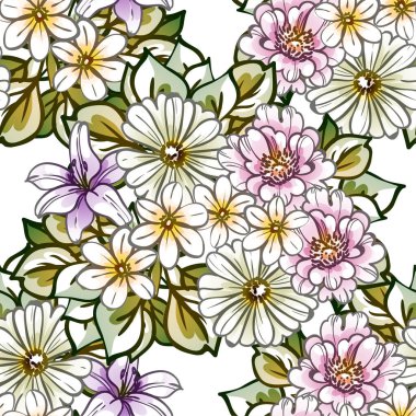 Güzel çiçek desenleri, pürüzsüz duvar kağıtları